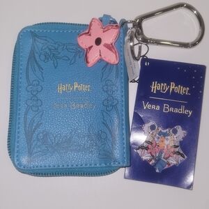 Vera Bradley Harry Potter Herbology Book Bag Charm Credit Card Keychain New NWT